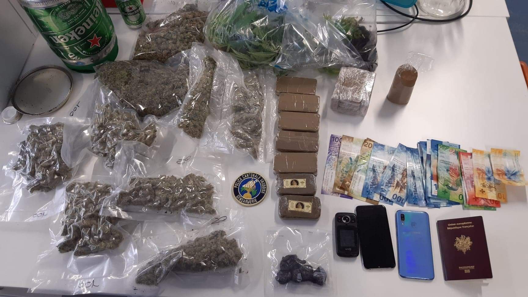 Trafic de drogue démantelé à Aigle